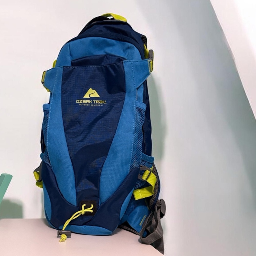 Ozark Trail Navy and Light Blue Backpack